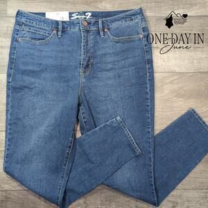 Seven7 High Rise Skinny Jeans Size 14